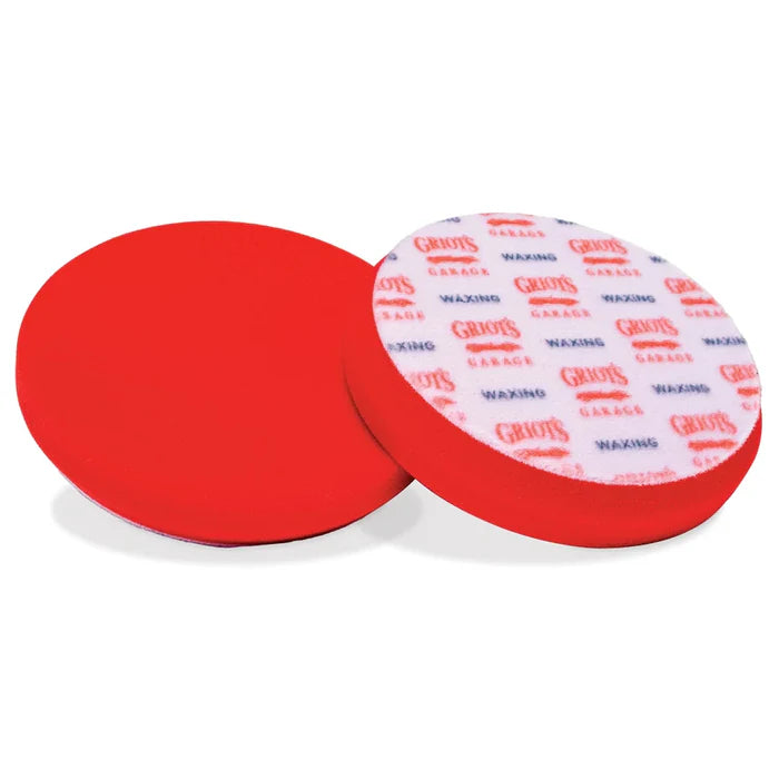 Griots Garage Red Foam Waxing Pad 5.5in - Set of 2