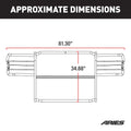 1417 SILVERADO GRILL GUARD/1 PC/BLK