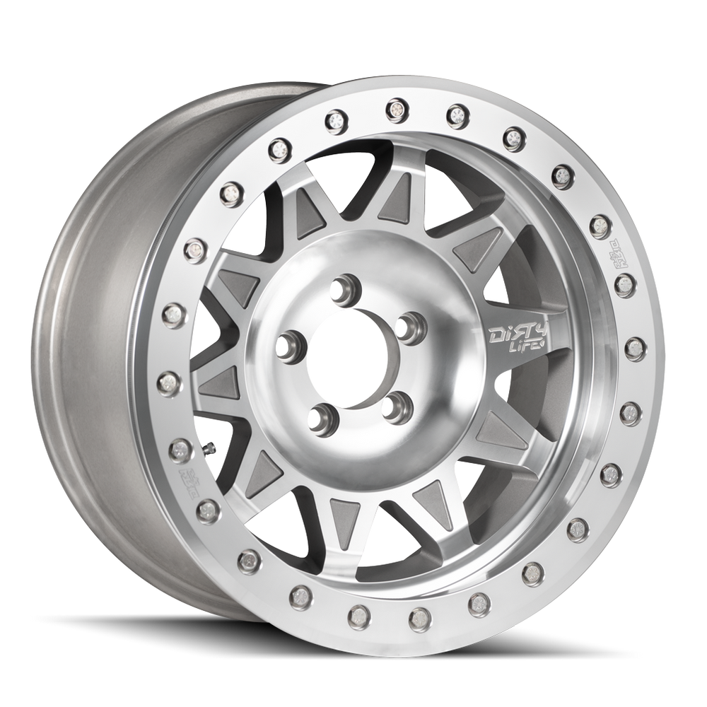 ~(40 lbs. 19X19X10)~ ROADKILL (9302) MACHINED BEADLOCK 17X9 8-170 -14MM 130.8MM