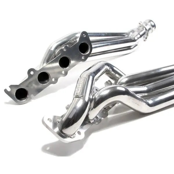 2011-2023 MUSTANG GT 5.0 1-7 8 LONG TUBE HEADERS (POLISHED SILVER CERAMIC)