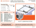 UPLYFT SINGLE LADDER RACK EXTENDED SLIDEDOWN TRANSIT MIDROOF