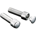Kuryakyn Custom End Plugs Chrome For 3/8inch Allen Bolts (Set of 6)