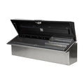 90 X 16 X 16 DRIVER SIDE LOW SIDE TOOL BOX W/SMOOTH BLK BASE GLADIATOR LID