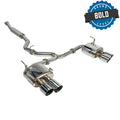 Remark 2015+ Subaru WRX/STi 4in Quad Cat-Back Exhaust Stainless Single Non-Resonated