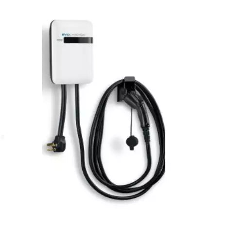 EvoCharge EVSE Single Port Wall 25ft Cable