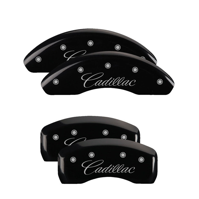 SET OF 4 CALIPER COVERS, ENGRAVED F