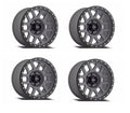 Method MR309 Grid 18x9 +18mm Offset 6x135 94mm CB Titanium/Black Street Loc Wheel