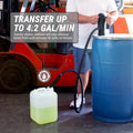 LITHIUM BATTERY POWERED BRAKE CLEANER DRUM PUMP WITH METER ETHANOL/METHANOL