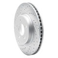 DFC 99-04 Ford Expedition Front Left Drilled & Slotted Geoperformance Rotor