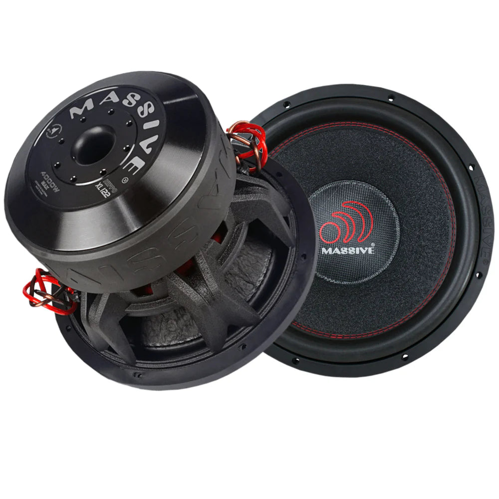 12IN 2000 WATTS RMS DUAL 2 OHM MEGA SUBWOOFER