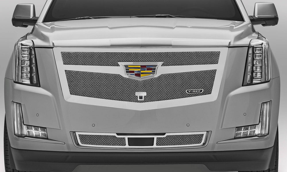 1520 CADILLAC ESCALADE UPPER CLASS SERIES MESH GRILL SMALL MESH STAINLESS STEEL CHROME 1 PC