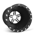 Race Star 63 Pro Forged 15x12 DBL Sportsman 5x4.50 BC / 5.00in. BS Wheel - Black Anodized/Machined