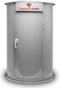 TWISTERPOD 4 4 PERSON OCCUAPNCY STORM SHELTER; RAIL GREY