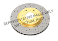 DBA 98-02 Chevrolet Camaro Rear Street Series Drilled & Slotted Rotor w/Gold Hat