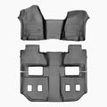 WeatherTech Grey Front and Rear Floorliners - Over The Hump Fits -20-20 Chevrolet GMC 465431-466073