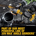 20X MAX XR BRUSHLESS CORDLESS ANGLE GRINDER 41/2 5IN TOOL ONLY