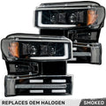 Recon Truck Accessories headlights installed view