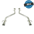 Remark axle-back exhaust installed view