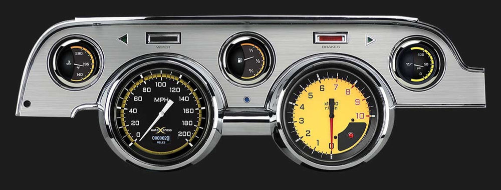AXY '67-68 MUST OLED, BRUSHED-Ford