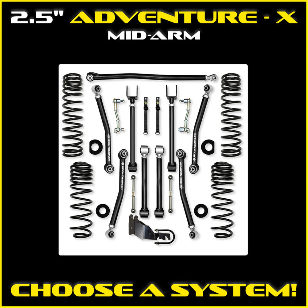 18C WRANGLER JLU 4DOOR2.5IN ADVENTURE X SYSTEM B51