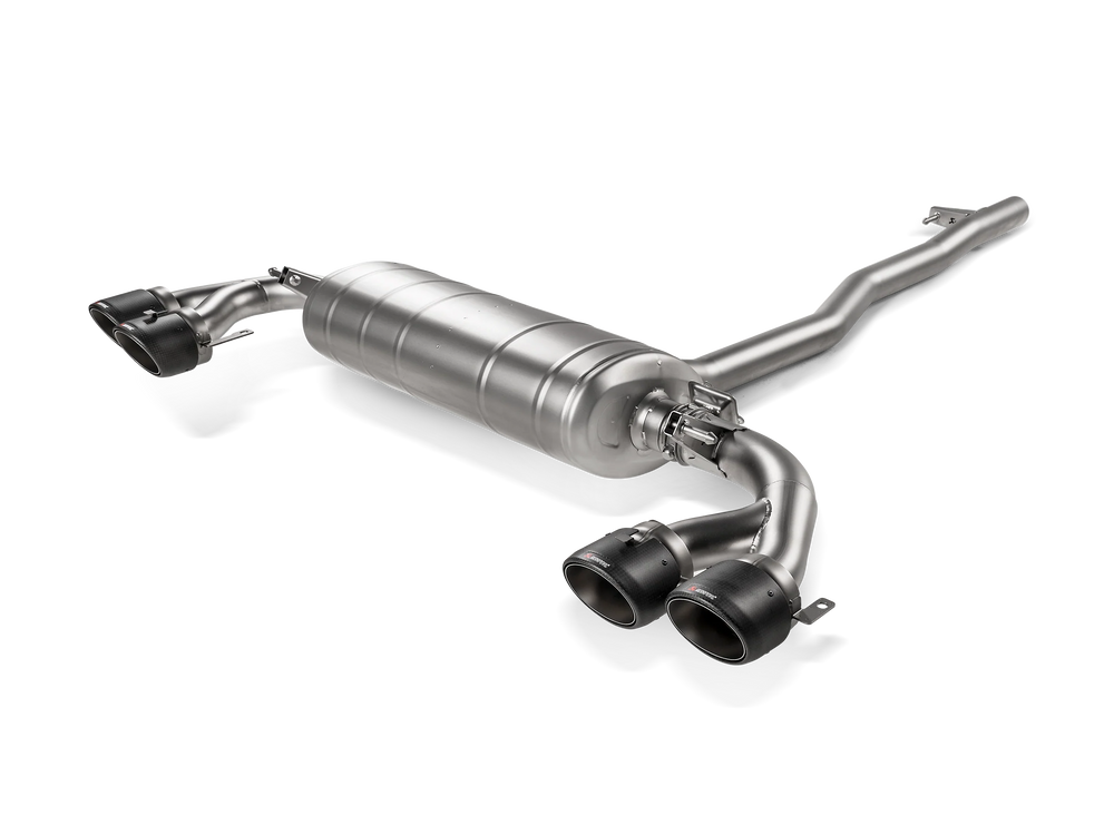 Akrapovic 2024+ Mercedes-AMG CLA 45 / CLA 45 S (C118/x118) Evo Line Cat Back (Titanium) w/ CF Tips