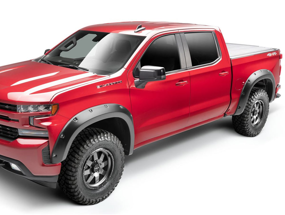 HUSKY LINERS 2019-2025 CHEVROLET SILVERADO 1500 FF POCKET STYLE 4PC FENDER FLARES