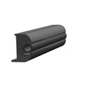 FLEXIBLE RUB RAIL KIT, BLACK W/WHIT