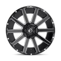 D615 20X9 8X170 GL-BLK-MIL 20MM