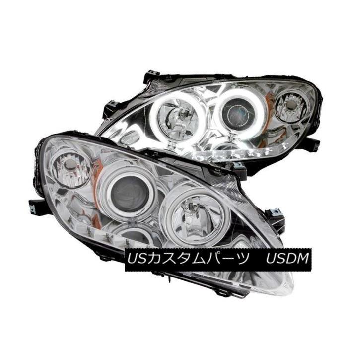 0003 S2000 PROJECTOR HALO CHROME CLEAR (CCFL) HEADLIGHTS