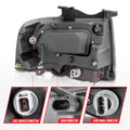 0305 CAVALIER PROJECTOR HALO CHROME CLEAR HEADLIGHTS