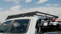 The Redcloud (2019-2022 Ranger Roof Rack) Roof Rack Half Height (Single Row Light Bar) Black Textured Powder Coat Black Anodized