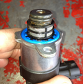 Dieselsite auto part close-up