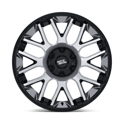 Moto Metal Wheels OVERLOOK 20X10 5X4.5/5 78 -18 G-BLK-MCH MO816BD20101418N
