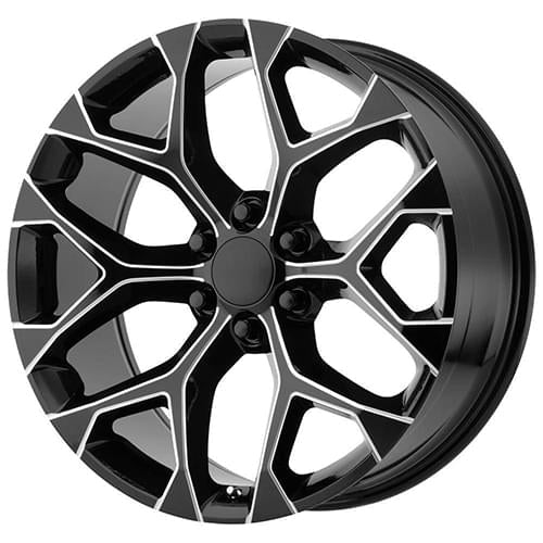 176BM 24X10 6X139.7 G-BLK W/MCH SPK