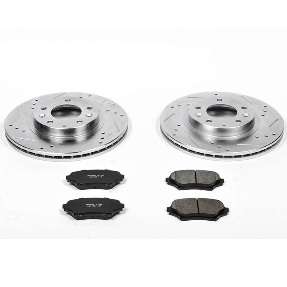 Power Stop 06-15 Mazda MX-5 Miata Front Z23 Evolution Sport Brake Kit w/Calipers