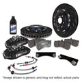 EBC Racing 92-05 BMW 3-Series E36/E46 Black Apollo-6 Calipers 355mm Rotors Front Big Brake Kit