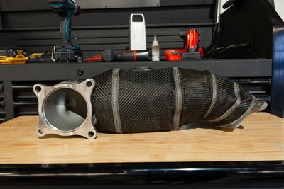 PRL Motorsports black downpipe