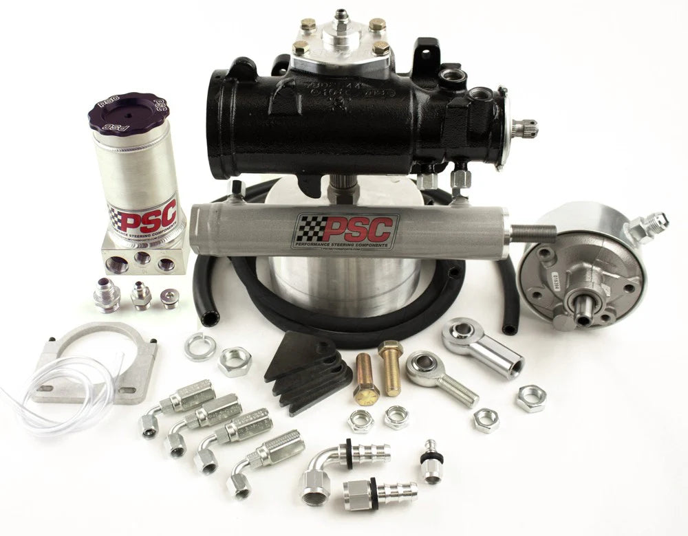Cylinder Assist Steering Kit 1977-79 GM 4WD with Crossover Steering Kit PSC Performance Steering Components