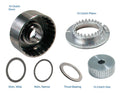 Suncoast Converters 10-Clutch Drum Hub Piston Kit with Bearing 28756-16K