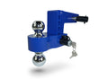 Ball Mount 2.5 Inch Shank 4 Inch Drop Blue Pacbrake
