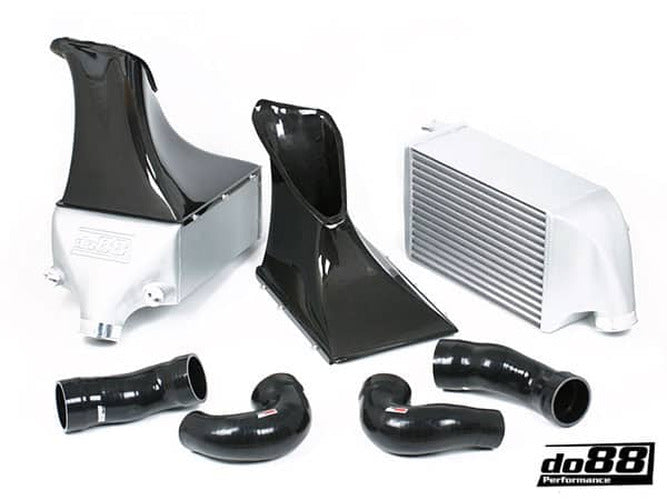 do88 10-12 Porsche 911 Turbo/Turbo S (997.2) BigPack Intercooler Kit w/Silver Pipe + Inlets