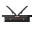 ALUMINUM FULL EXTRA WIDE GULL WING BOX 15.3 CU FT GLOSS BLACK FINISH