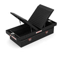 ALUMINUM FULL EXTRA WIDE GULL WING BOX 15.3 CU FT GLOSS BLACK FINISH