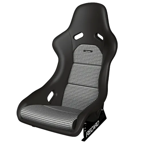 Recaro Classic Pole Position Street ABE Display Seat (Classic Line) - Pepita w/Steel Side Mnt & Base