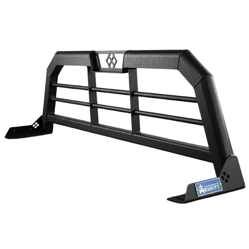 0721 TUNDRA HEADACHE RACK LT 24X70 OVER CAB THREE BAR TEXTURED BLACK