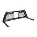 GUARDIAN HEADACHE RACK WITH SMOOTH BLACK UPRIGHTS SMOOTH BLACK CENTER SIZE 4