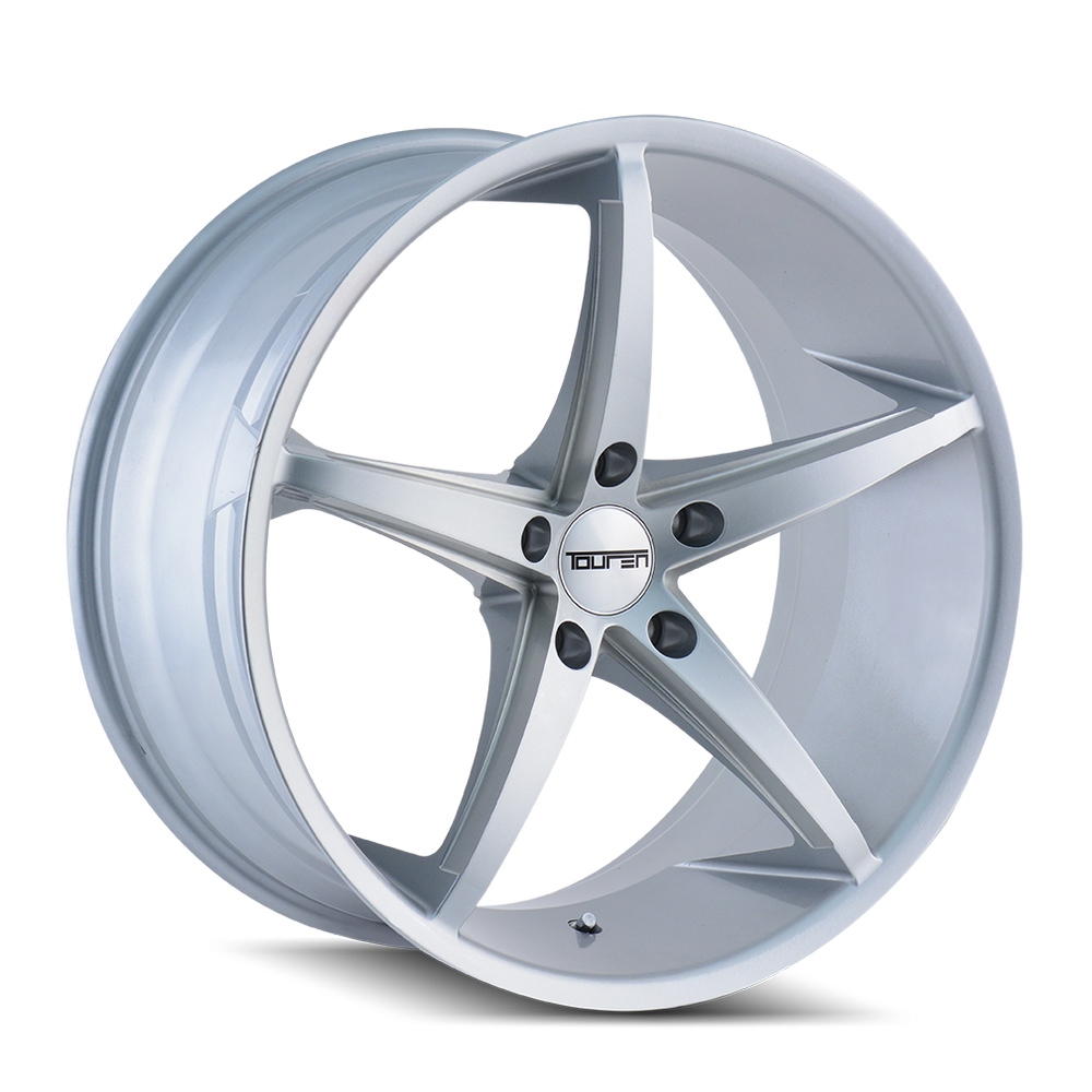 ~(27 lbs. 20X20X9)~ TR70 (3270) SILVER/MILLED SPOKES 18X8 5-120 20MM 74.1MM