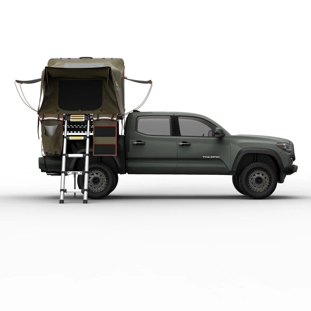 TUFF STUFF OVERLAND ALPHA II HARD TOP SIDE OPEN TENT BLACK 2 PERSON