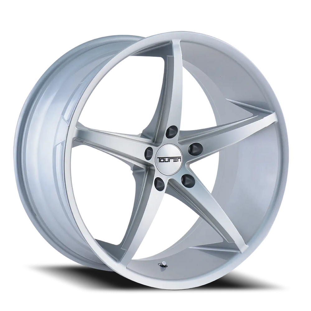 ~(27 lbs. 20X20X9)~ TR70 (3270) SILVER/MILLED SPOKES 18X8 5-114.3 35MM 72.62MM