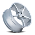 ~(27 lbs. 20X20X9)~ TR70 (3270) SILVER/MILLED SPOKES 18X8 5-114.3 35MM 72.62MM